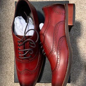 New Wine Red Chamaripa Dress Shoes